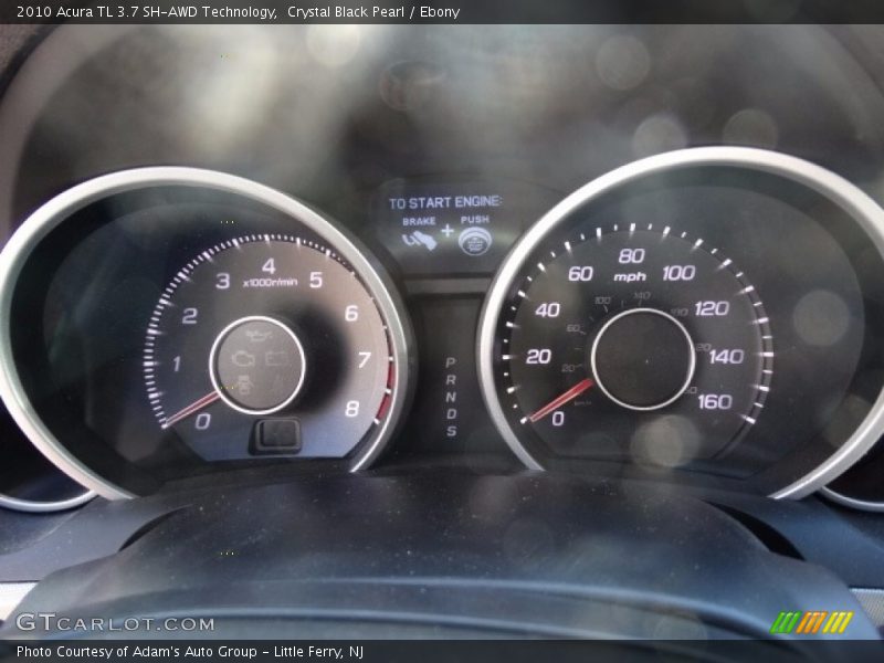 Crystal Black Pearl / Ebony 2010 Acura TL 3.7 SH-AWD Technology