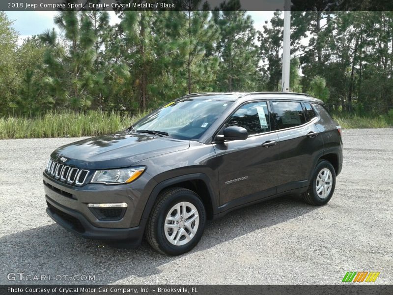 Granite Crystal Metallic / Black 2018 Jeep Compass Sport