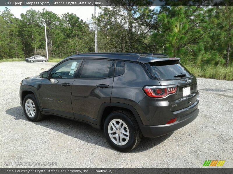Granite Crystal Metallic / Black 2018 Jeep Compass Sport