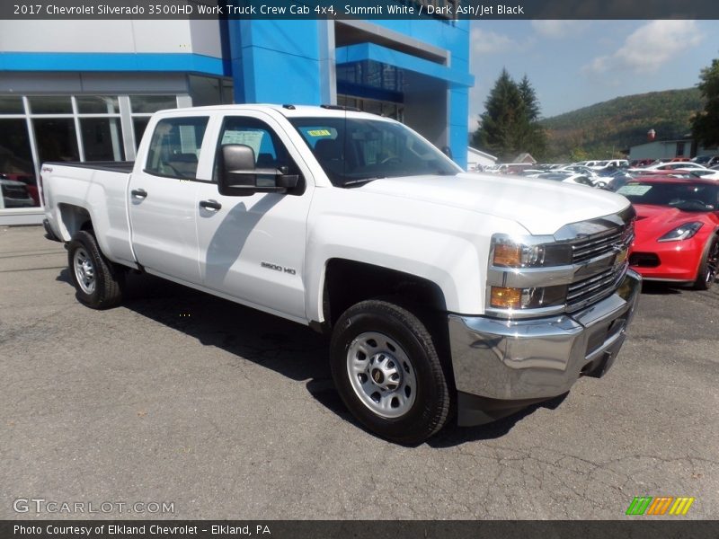 Summit White / Dark Ash/Jet Black 2017 Chevrolet Silverado 3500HD Work Truck Crew Cab 4x4