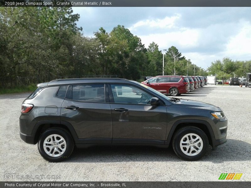 Granite Crystal Metallic / Black 2018 Jeep Compass Sport