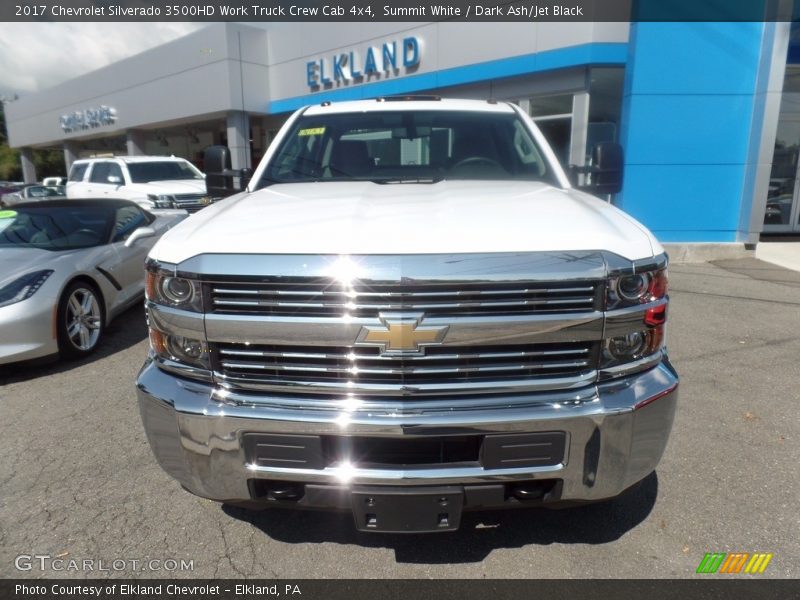 Summit White / Dark Ash/Jet Black 2017 Chevrolet Silverado 3500HD Work Truck Crew Cab 4x4