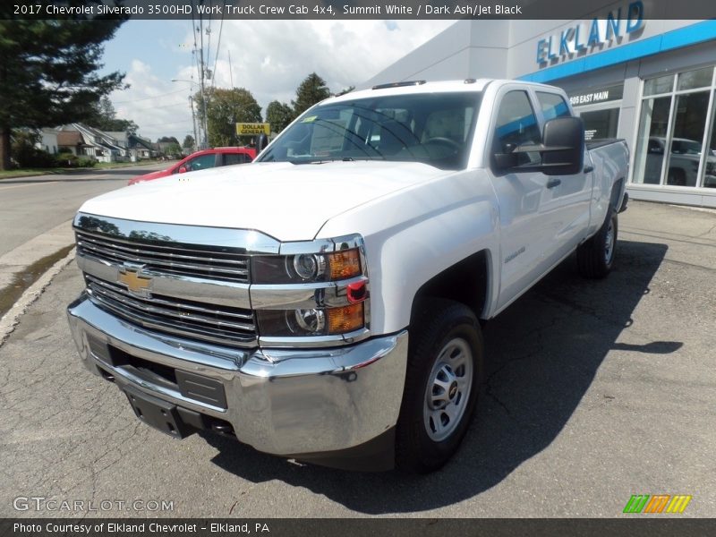 Summit White / Dark Ash/Jet Black 2017 Chevrolet Silverado 3500HD Work Truck Crew Cab 4x4