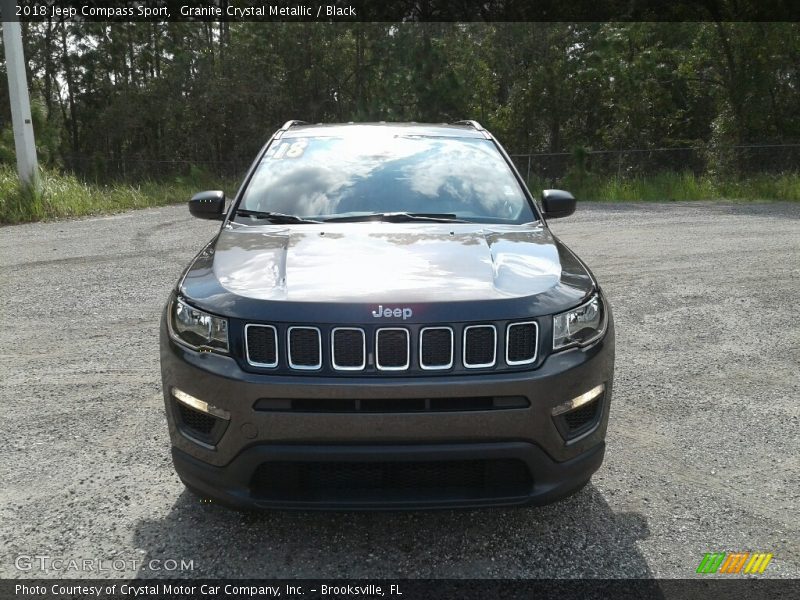 Granite Crystal Metallic / Black 2018 Jeep Compass Sport