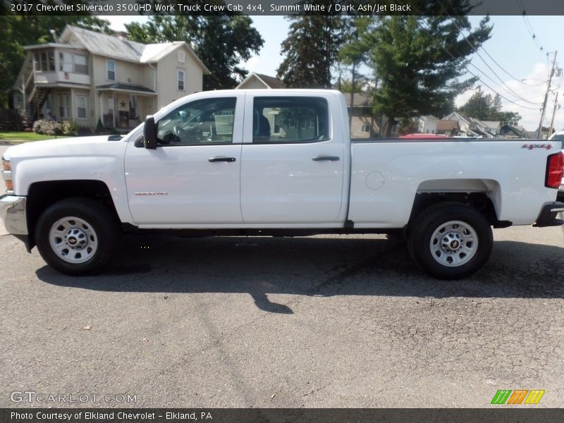 Summit White / Dark Ash/Jet Black 2017 Chevrolet Silverado 3500HD Work Truck Crew Cab 4x4