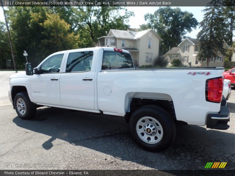 Summit White / Dark Ash/Jet Black 2017 Chevrolet Silverado 3500HD Work Truck Crew Cab 4x4