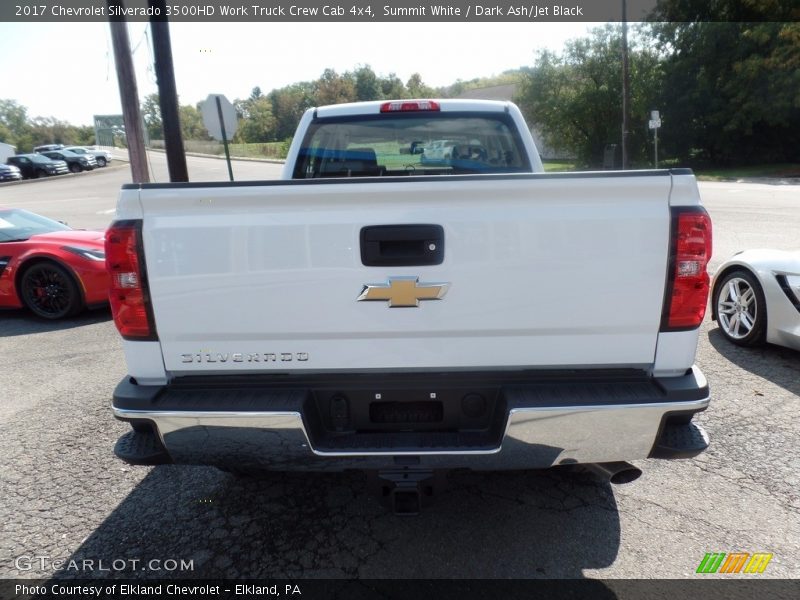 Summit White / Dark Ash/Jet Black 2017 Chevrolet Silverado 3500HD Work Truck Crew Cab 4x4