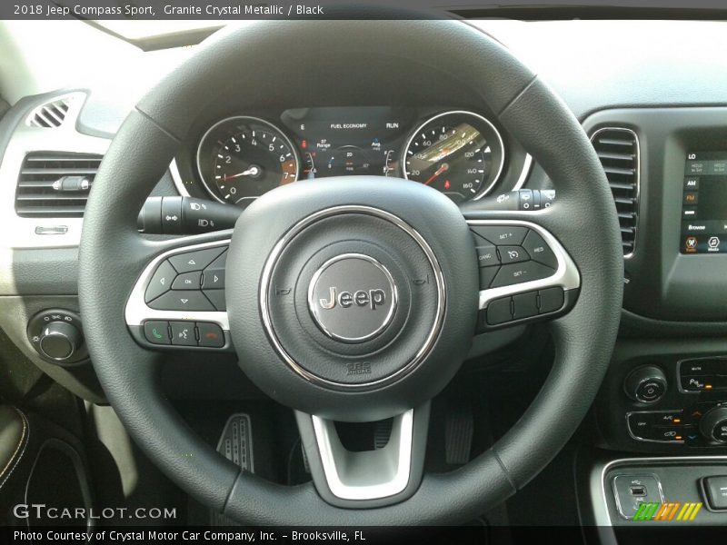 Granite Crystal Metallic / Black 2018 Jeep Compass Sport