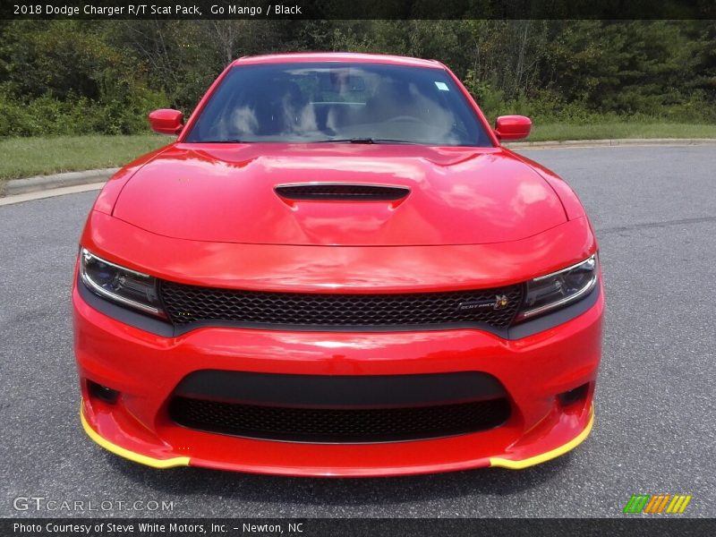 Go Mango / Black 2018 Dodge Charger R/T Scat Pack