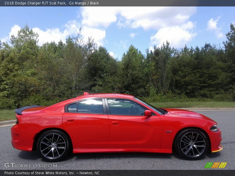 Go Mango / Black 2018 Dodge Charger R/T Scat Pack