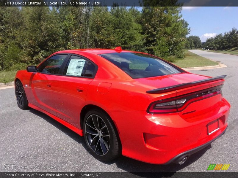 Go Mango / Black 2018 Dodge Charger R/T Scat Pack
