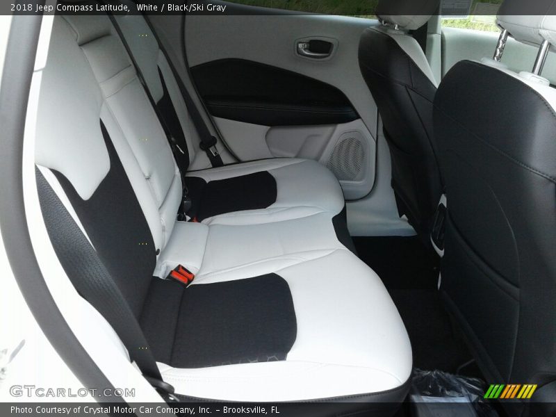 White / Black/Ski Gray 2018 Jeep Compass Latitude