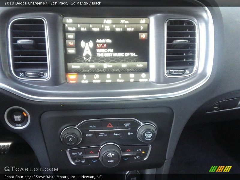 Go Mango / Black 2018 Dodge Charger R/T Scat Pack
