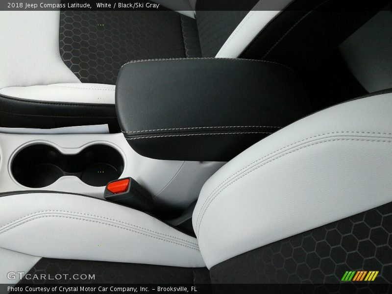 White / Black/Ski Gray 2018 Jeep Compass Latitude