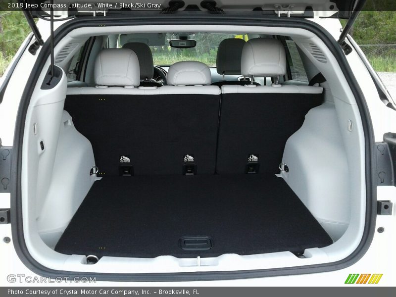 White / Black/Ski Gray 2018 Jeep Compass Latitude