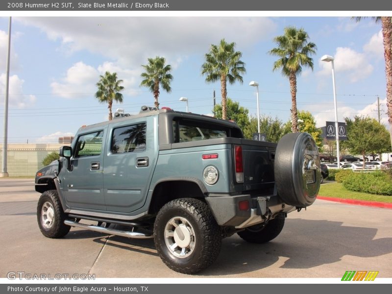 Slate Blue Metallic / Ebony Black 2008 Hummer H2 SUT