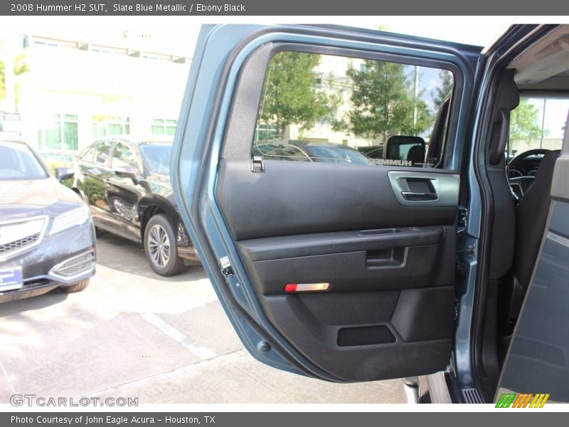 Slate Blue Metallic / Ebony Black 2008 Hummer H2 SUT