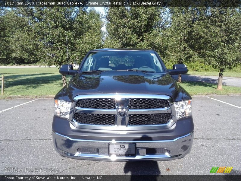 Granite Crystal Metallic / Black/Diesel Gray 2017 Ram 1500 Tradesman Quad Cab 4x4