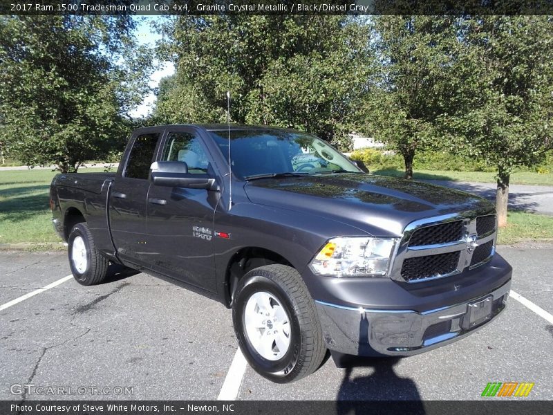 Granite Crystal Metallic / Black/Diesel Gray 2017 Ram 1500 Tradesman Quad Cab 4x4