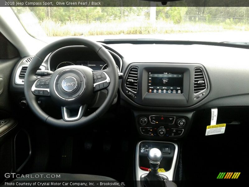 Olive Green Pearl / Black 2018 Jeep Compass Sport