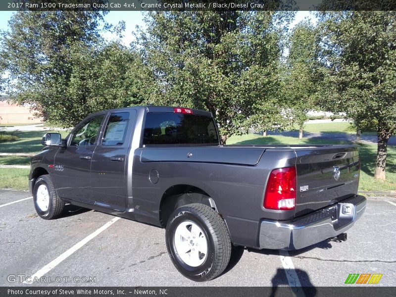 Granite Crystal Metallic / Black/Diesel Gray 2017 Ram 1500 Tradesman Quad Cab 4x4