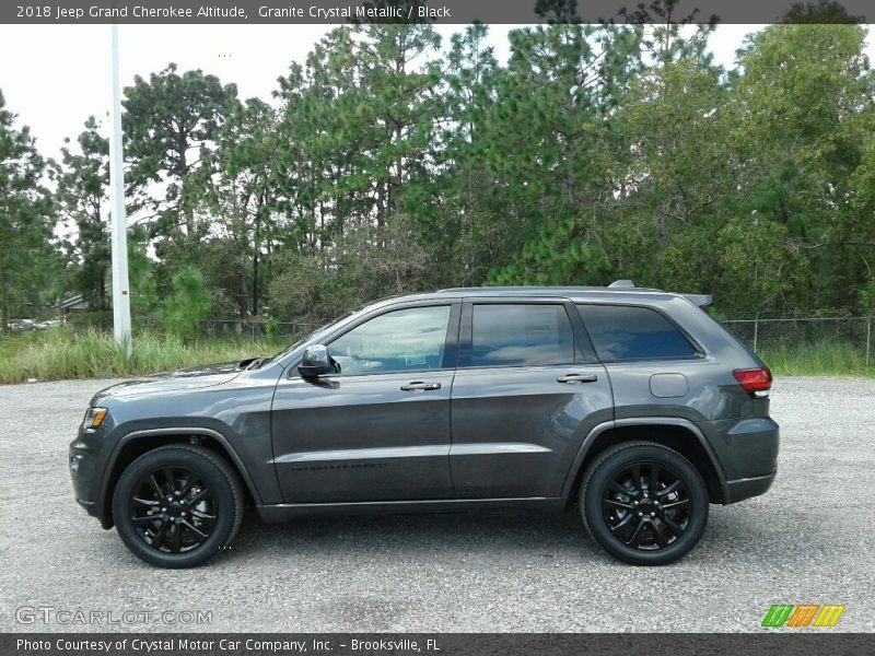 Granite Crystal Metallic / Black 2018 Jeep Grand Cherokee Altitude