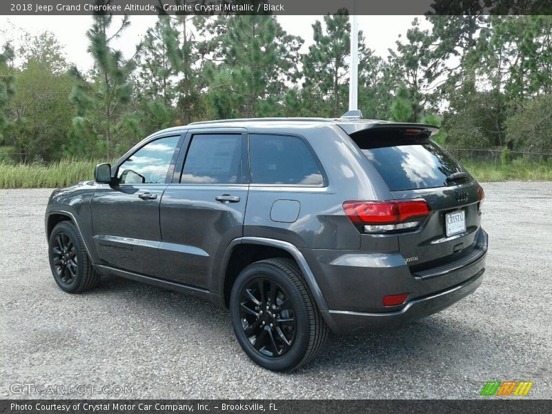 Granite Crystal Metallic / Black 2018 Jeep Grand Cherokee Altitude