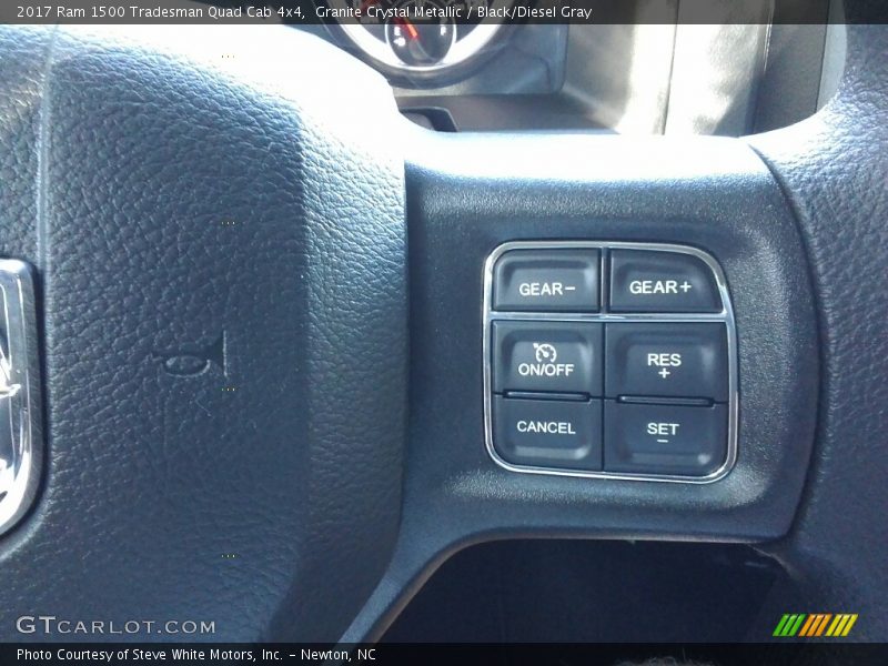 Granite Crystal Metallic / Black/Diesel Gray 2017 Ram 1500 Tradesman Quad Cab 4x4