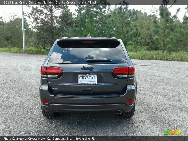 Granite Crystal Metallic / Black 2018 Jeep Grand Cherokee Altitude