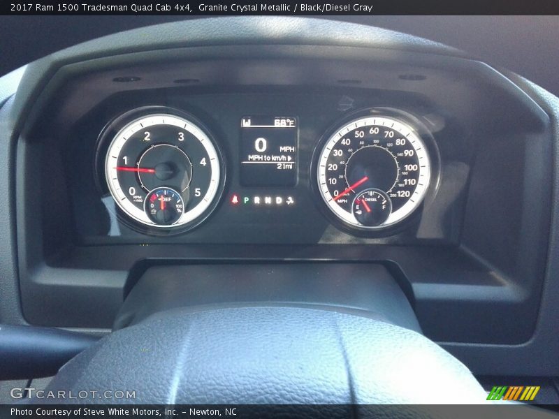 Granite Crystal Metallic / Black/Diesel Gray 2017 Ram 1500 Tradesman Quad Cab 4x4