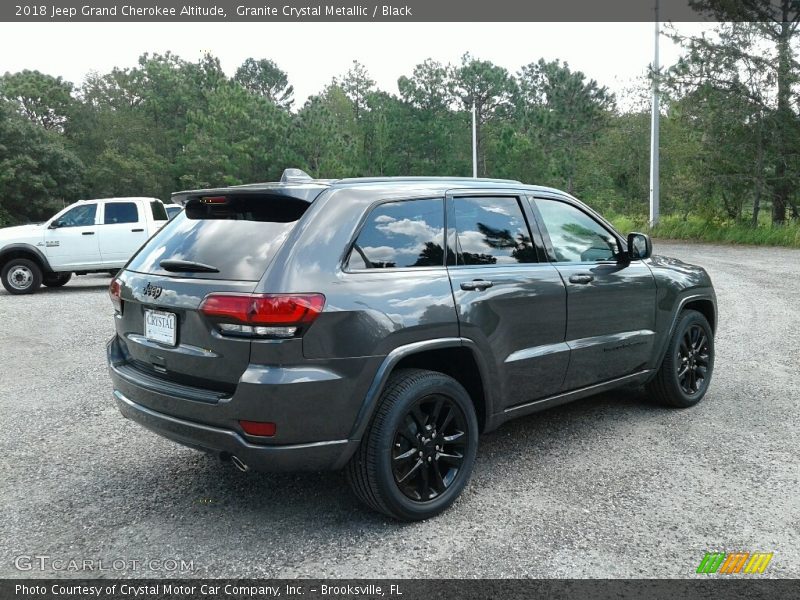 Granite Crystal Metallic / Black 2018 Jeep Grand Cherokee Altitude