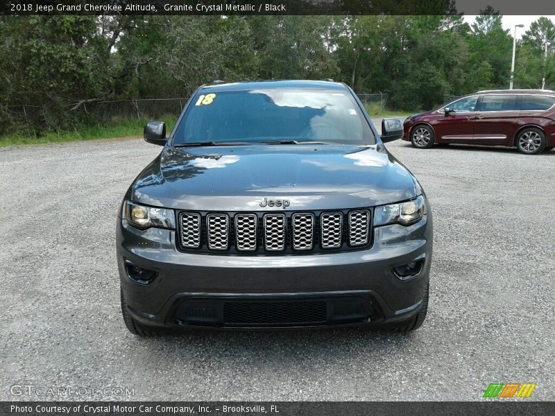 Granite Crystal Metallic / Black 2018 Jeep Grand Cherokee Altitude