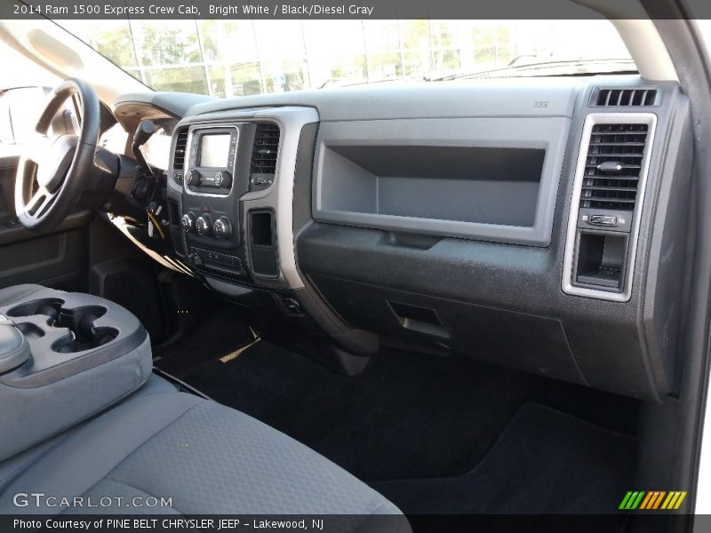 Bright White / Black/Diesel Gray 2014 Ram 1500 Express Crew Cab