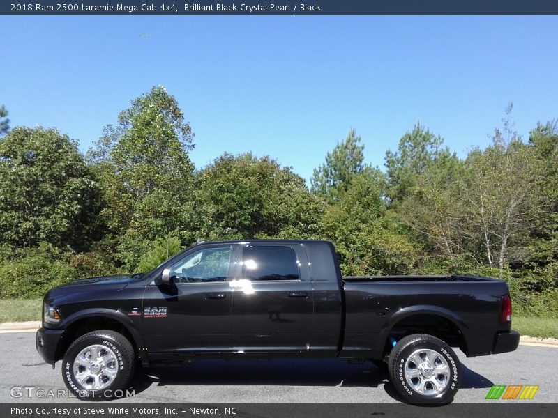  2018 2500 Laramie Mega Cab 4x4 Brilliant Black Crystal Pearl