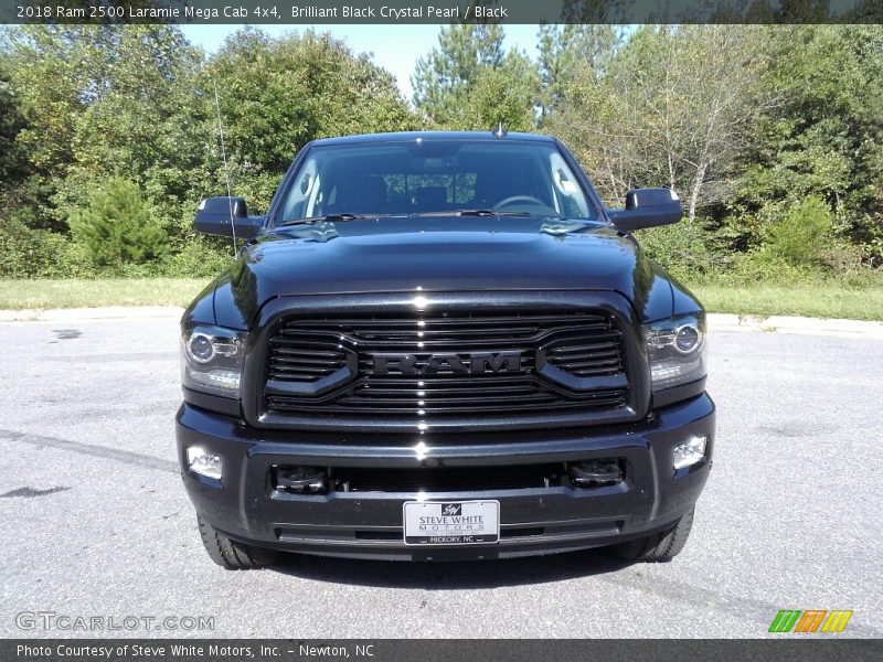 Brilliant Black Crystal Pearl / Black 2018 Ram 2500 Laramie Mega Cab 4x4