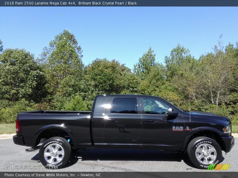 Brilliant Black Crystal Pearl / Black 2018 Ram 2500 Laramie Mega Cab 4x4