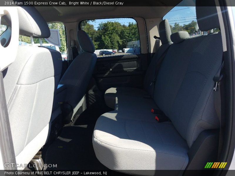 Bright White / Black/Diesel Gray 2014 Ram 1500 Express Crew Cab