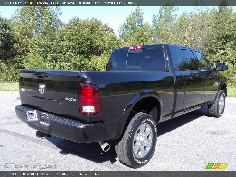 Brilliant Black Crystal Pearl / Black 2018 Ram 2500 Laramie Mega Cab 4x4