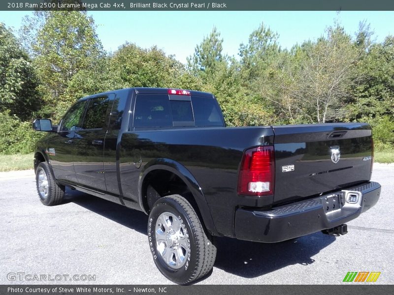 Brilliant Black Crystal Pearl / Black 2018 Ram 2500 Laramie Mega Cab 4x4