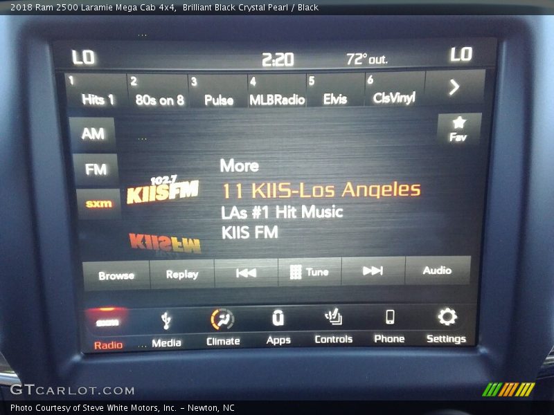 Brilliant Black Crystal Pearl / Black 2018 Ram 2500 Laramie Mega Cab 4x4