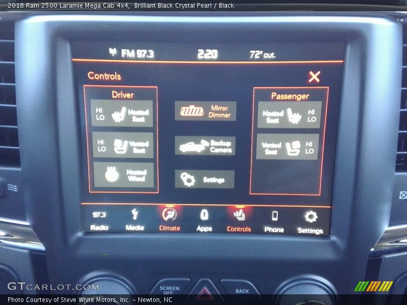 Brilliant Black Crystal Pearl / Black 2018 Ram 2500 Laramie Mega Cab 4x4