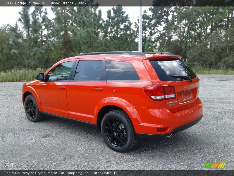 Blood Orange / Black 2017 Dodge Journey SXT