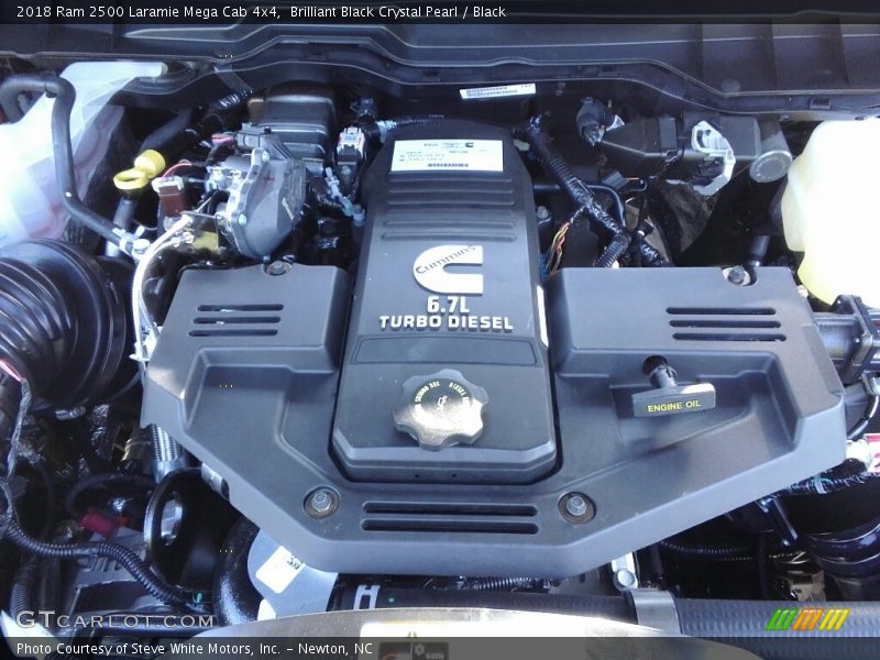 Brilliant Black Crystal Pearl / Black 2018 Ram 2500 Laramie Mega Cab 4x4