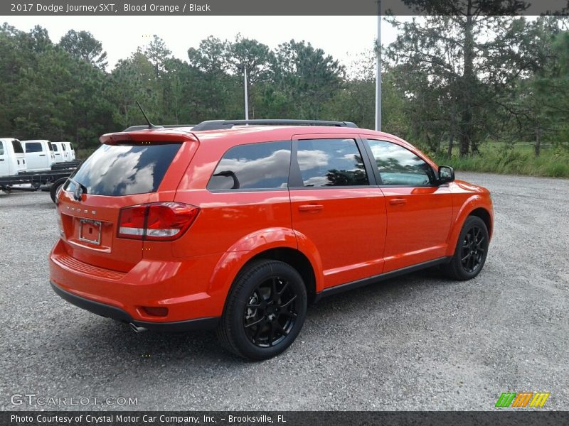 Blood Orange / Black 2017 Dodge Journey SXT