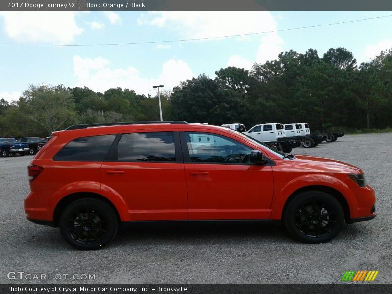 Blood Orange / Black 2017 Dodge Journey SXT
