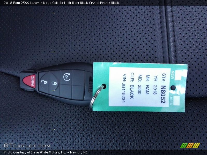 Brilliant Black Crystal Pearl / Black 2018 Ram 2500 Laramie Mega Cab 4x4
