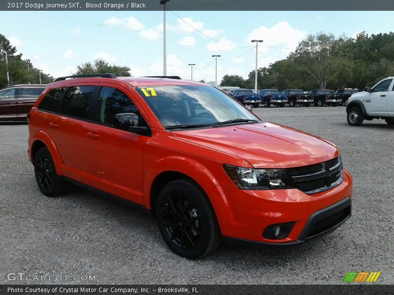Blood Orange / Black 2017 Dodge Journey SXT