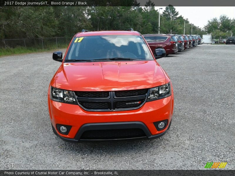 Blood Orange / Black 2017 Dodge Journey SXT