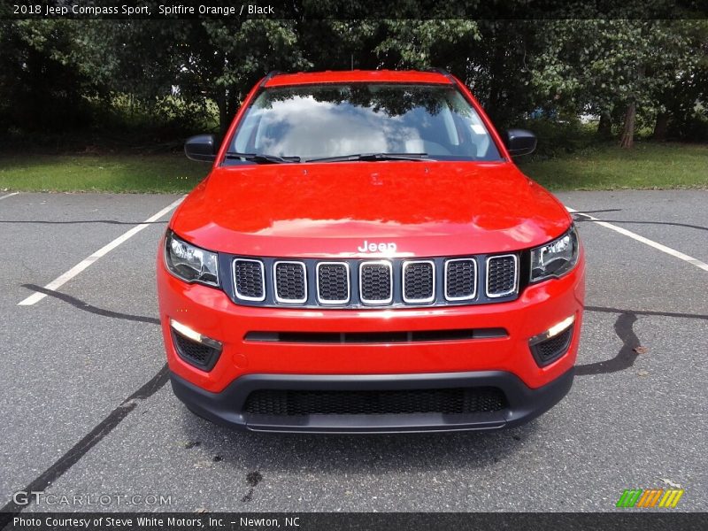 Spitfire Orange / Black 2018 Jeep Compass Sport