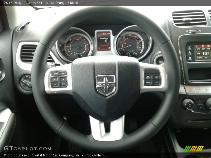 Blood Orange / Black 2017 Dodge Journey SXT